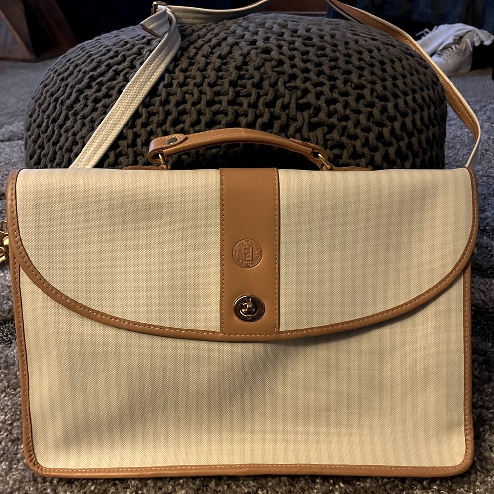 Fendi Ivory Messenger Bag